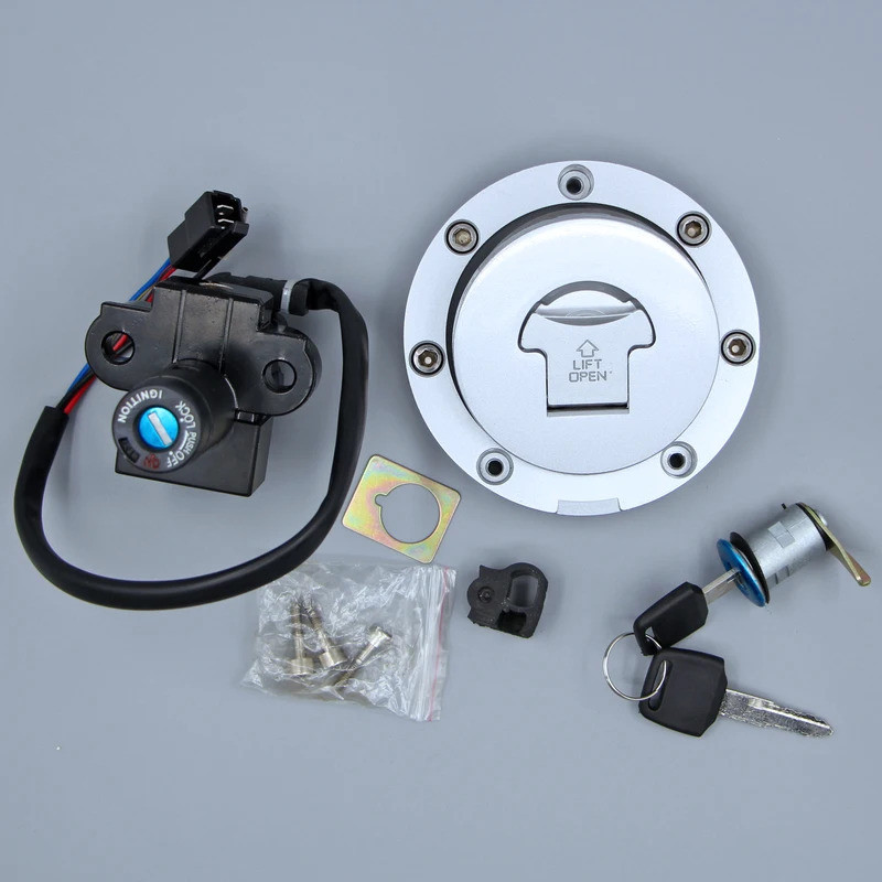 Fit สําหรับ Honda VFR400 NC30 RVF400 NC35 สวิตช์จุดระเบิดล็อคและการใช้แก๊สหมวกกุญแจล็อคชุด VFR 400 N