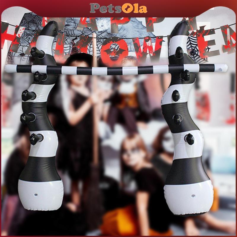 [PETSOLA] Inflatable Limbo Game สนามหญ้า Carnival Yard Vacations เกมปาร์ตี้เสากระโดดสูง