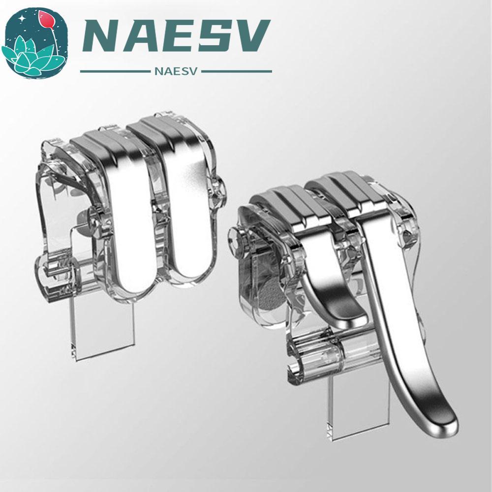 NAESV Gamepad Controller Gaming ทนทาน Aim Key Trigger โลหะสําหรับ PUBG Grip Trigger