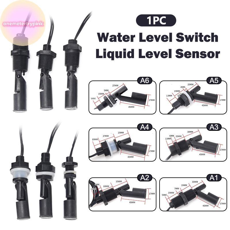 ONEPINK 1 ชิ้น 12V-110V ระดับน้ําเซ็นเซอร์ระดับของเหลว PP พลาสติกลอยระดับน้ํา