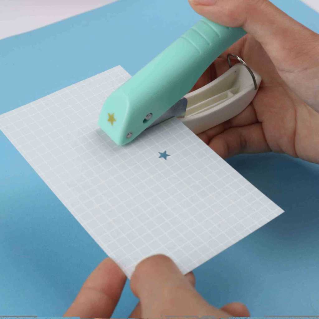Kedeyou Handmade Hole Punch Square Alien Shape Star Square Punch 4 มม.กระดาษรูสี่เหลี่ยมรูปหัวใจ GBV