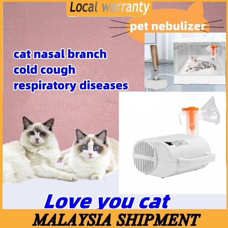Pet Portable Nebulizer Machine Pets Portable Nebulizer Kucing Atomizer Inhaler + Pet Cat Atomization