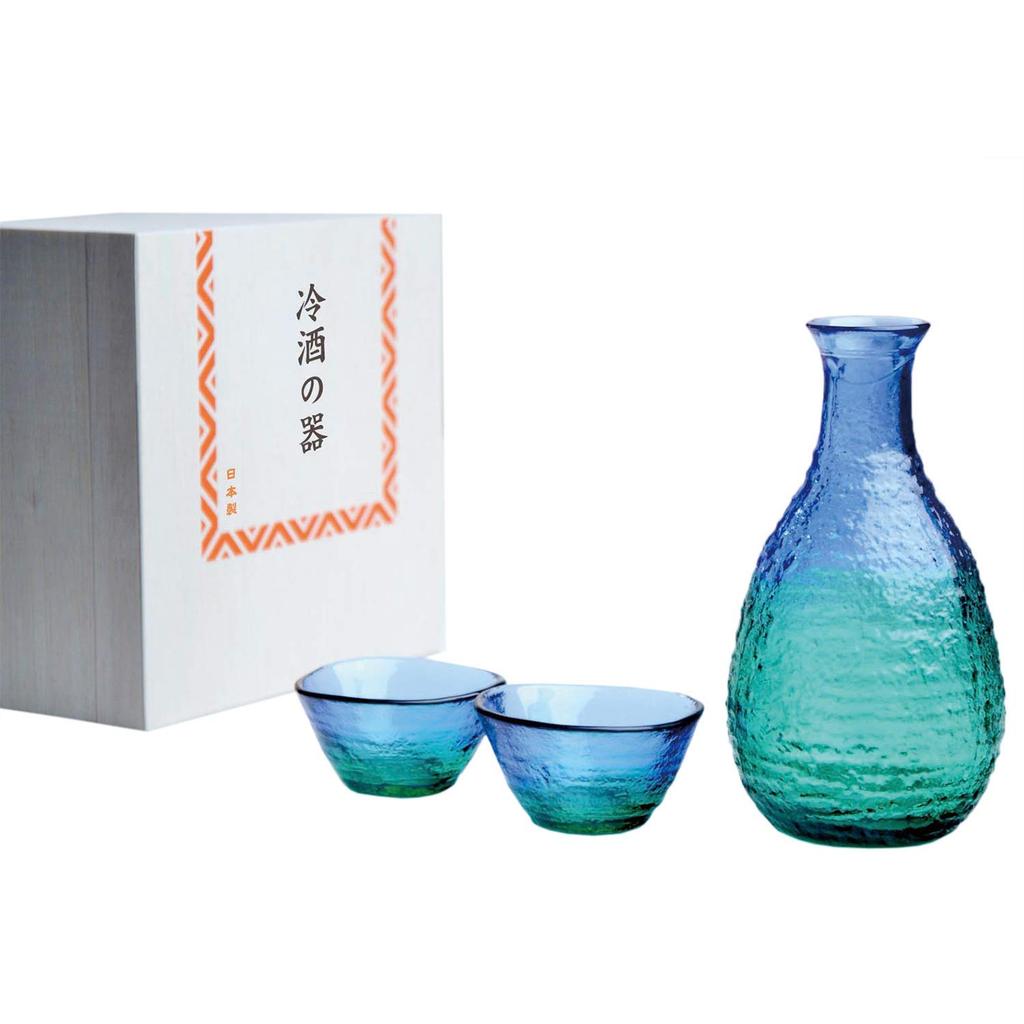Toyo Sasaki Glass Sake Glass Collection - Sake Set for Chilled Sake - Made in Japan - Sake Cups - Sa