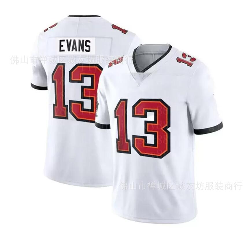 Jersey NFL Miami Dolphins ลายปัก Mike Evans สีขาว
