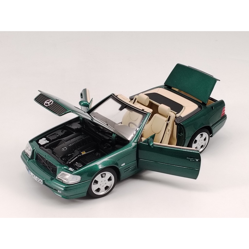 Norev 1/18 Benz SL500 1999 Metal Green 698 NOR119