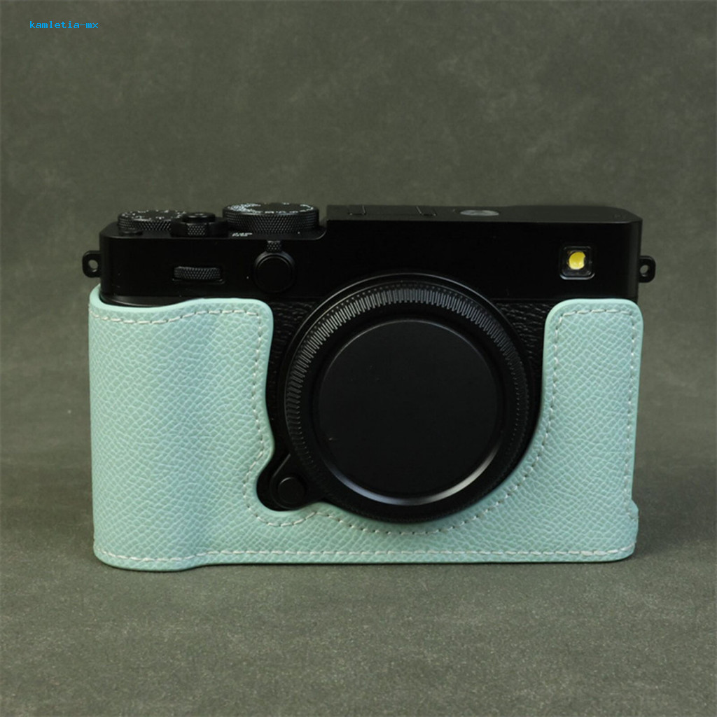 KA * ฝาครอบป้องกันกล้องสําหรับ Fujifilm X-e5 ปุ่มฟังก์ชั่นกล้องสําหรับ Fujifilm X-e5 พรีเมี่ยมหนัง F