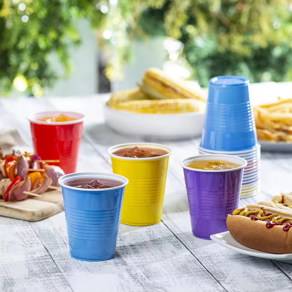 แก้วพลาสติกใช้แล้วทิ้ง สำหรับงานเลี้ยง ปาร์ตี้ 16oz #Z271-C