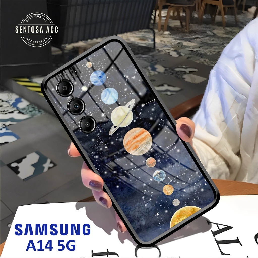 Softcase Glass Kaca SAMSUNG A14 (5G) - เคส HP SAMSUNG A14 (5G) [ S82 ].