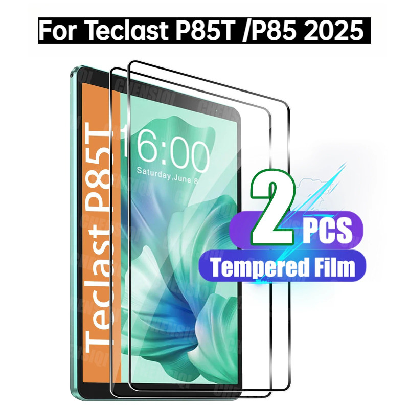 ป้องกันหน้าจอสําหรับ Teclast P85 2025 8 นิ้ว Bubble-Free 9H ความแข็ง Scratch ทนฟิล์มกระจกนิรภัยสําหร