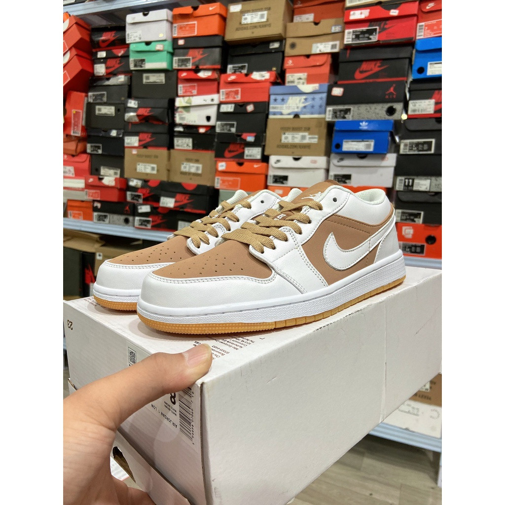 Air Jordan 1 Low White Brown AJ1 DN6 100