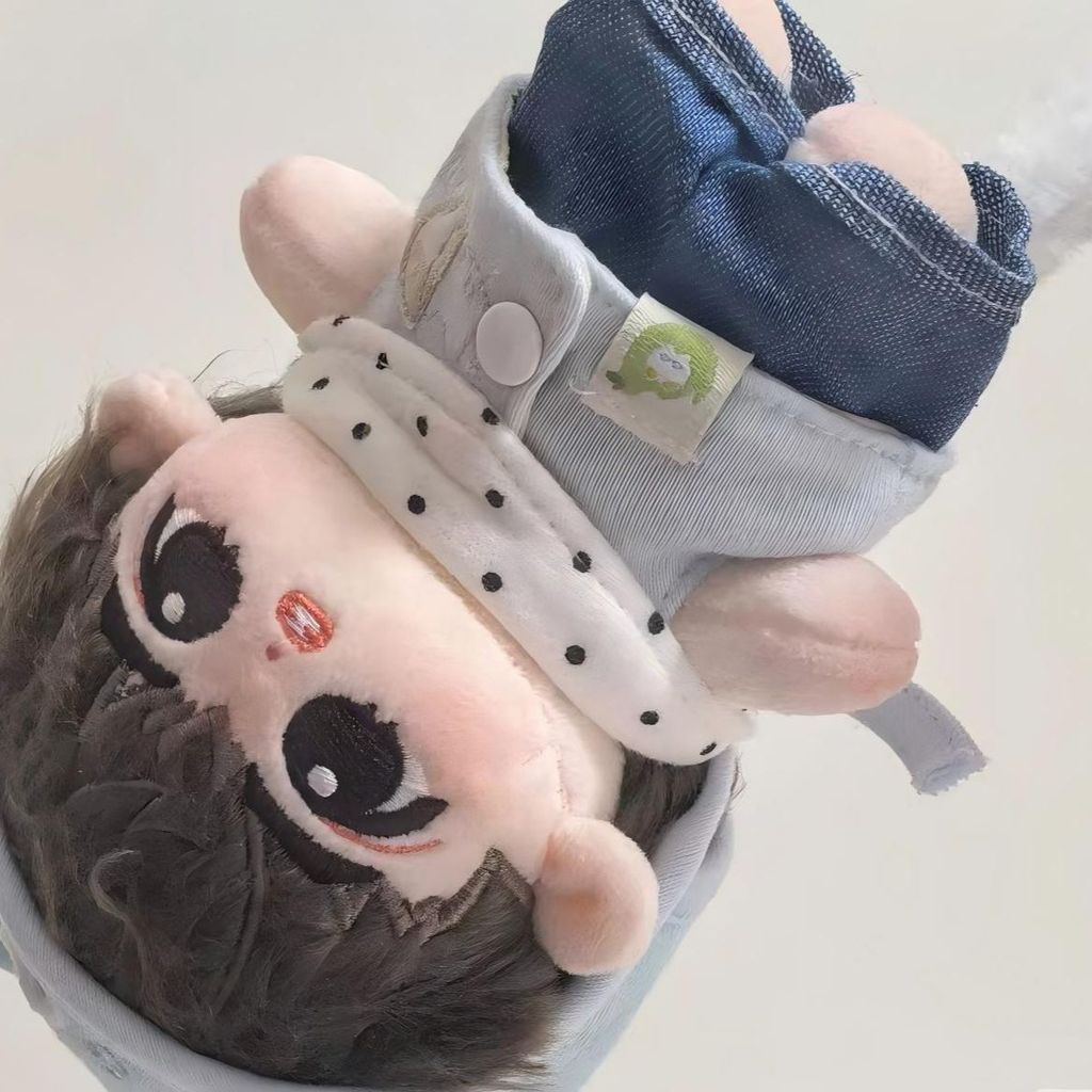 Cortis Yan Chengxuan Cotton Doll Big Head 10 ซม.พัดลมอุปกรณ์ต่อพ่วงตุ๊กตาตุ๊กตาน่ารักหล่อมูลค่าสูง
