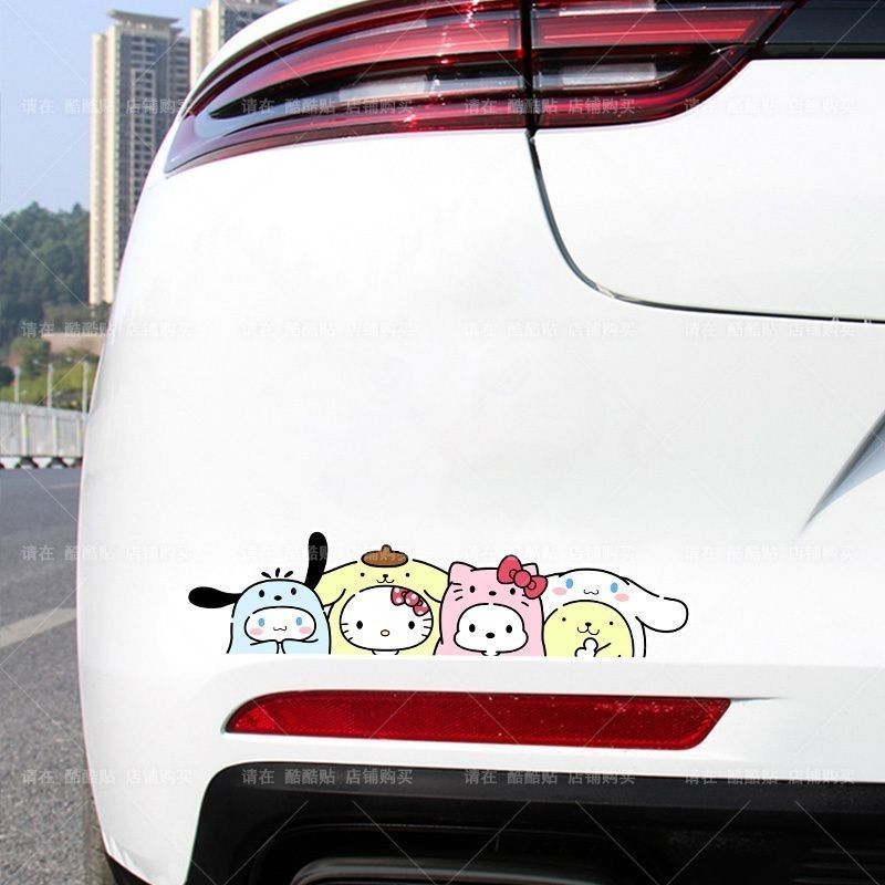 สติ๊กเกอร์ติดรถลายการ์ตูน KITTY Cat SANRIO – โปรปัง