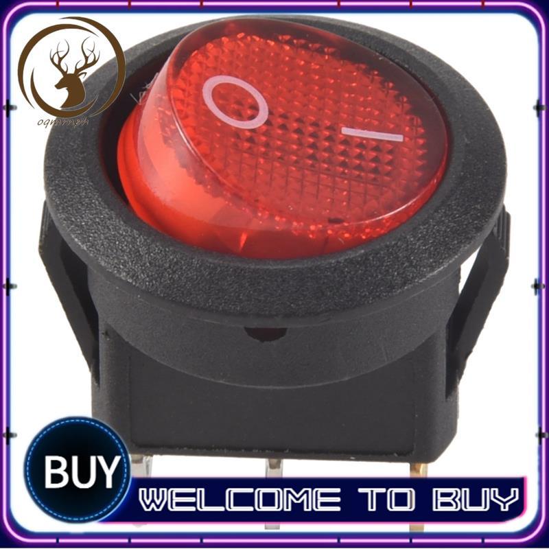 Toggle Switch Bipolar ON OFF Red 3 Pin 20mm