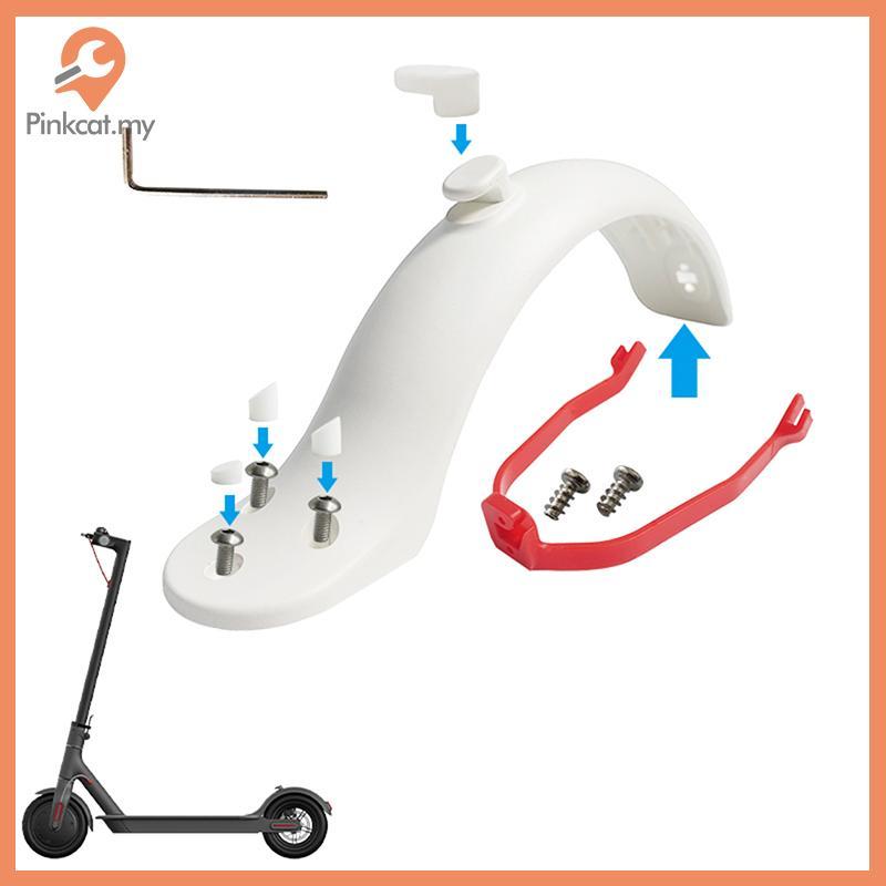 การ์ดบังโคลนด้านหลัง Pinkcat + ขายึด + ตะขอสําหรับ M365 สกู๊ตเตอร์ไฟฟ้า MY