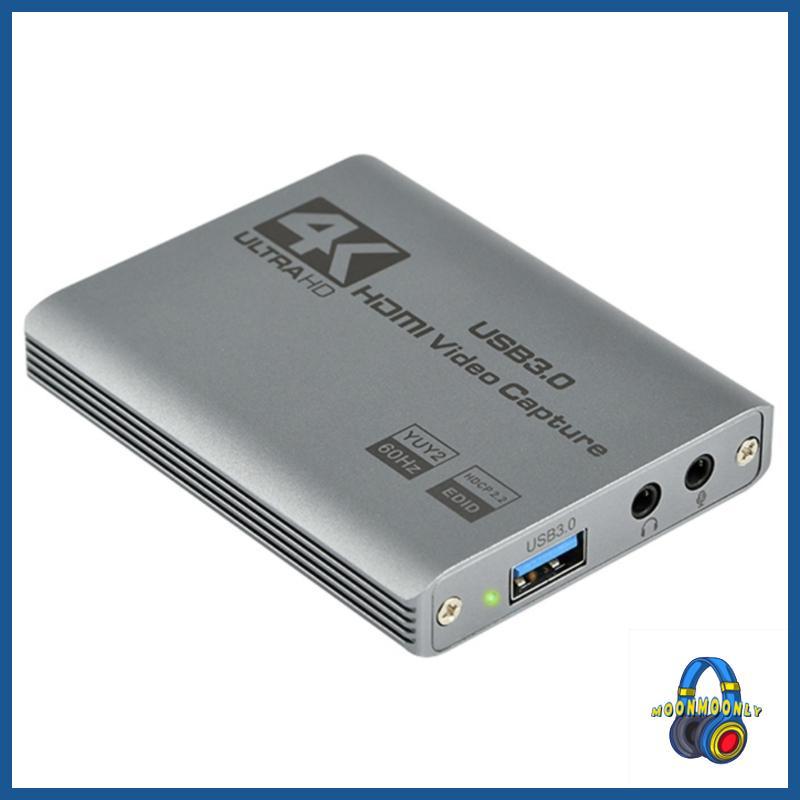 MOON HDTV to USB Video Capture Card HDTV to USB 3 0 Capture Card สําหรับสตรีมมิ่ง
