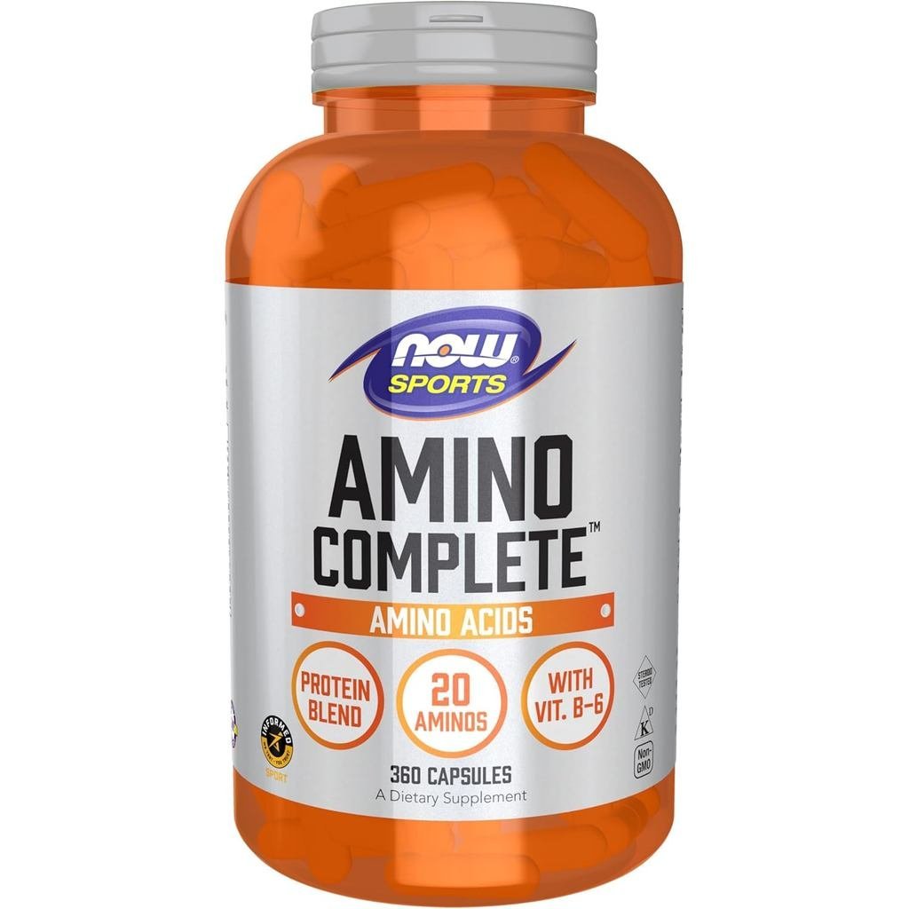 NOW s Sports, Amino Complete, แคปซูลผัก 360