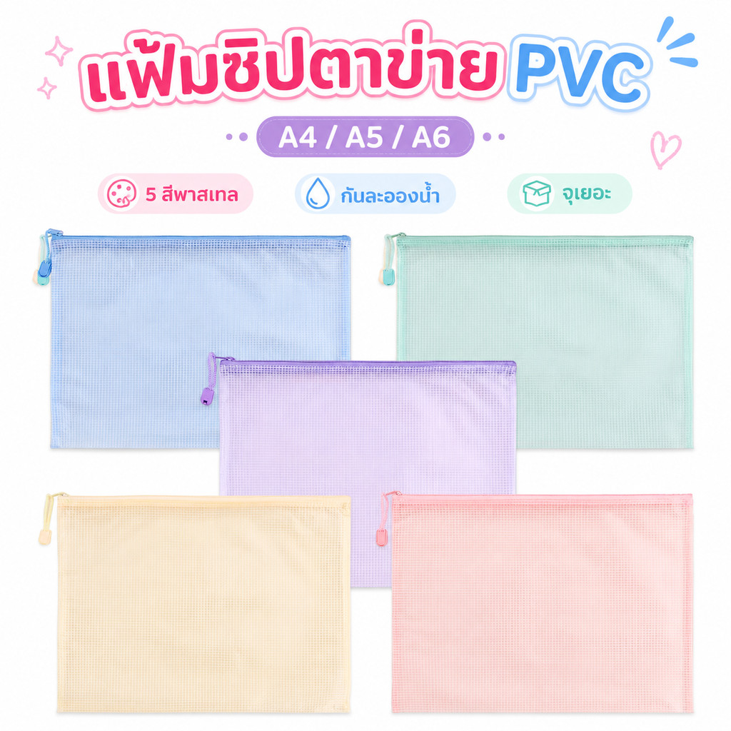 เหมาะสำหรับใส่เอกสาร กระดาษ โน้ต ใบเสร็จ เครื่องเขียน และของใช้ชิ้นเล็ก ช่วยให้โต๊ะเรียนและโต๊ะทำงานดูเป็นระเบียบมากขึ้น