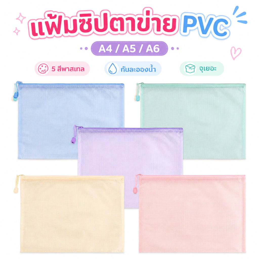เหมาะสำหรับใส่เอกสาร กระดาษ โน้ต ใบเสร็จ เครื่องเขียน และของใช้ชิ้นเล็ก ช่วยให้โต๊ะเรียนและโต๊ะทำงานดูเป็นระเบียบมากขึ้น