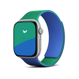 สายแม่เหล็กไม้เมฆทูโทนเหมาะสําหรับ แอปเปิล ดู for Iwatch Apple Watch Series 11/10/9/8/7/6/5/4/3/SE 42 46 41 45 44 40 49 for Smartwatch strap