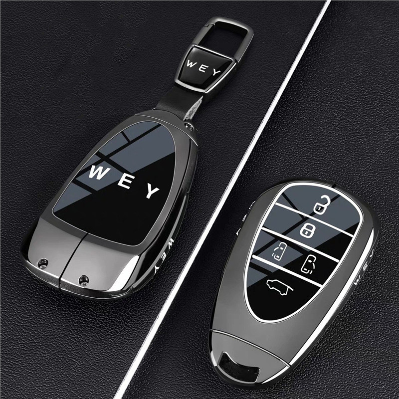 เคสกุญแจรถ For GWM WEY G9 Hi4 PHEV MPV WEY 03 05 07 2025 2026 GWM WEY80 ปลอกกุญแจรถยนต์ล่าสุด พวง ke