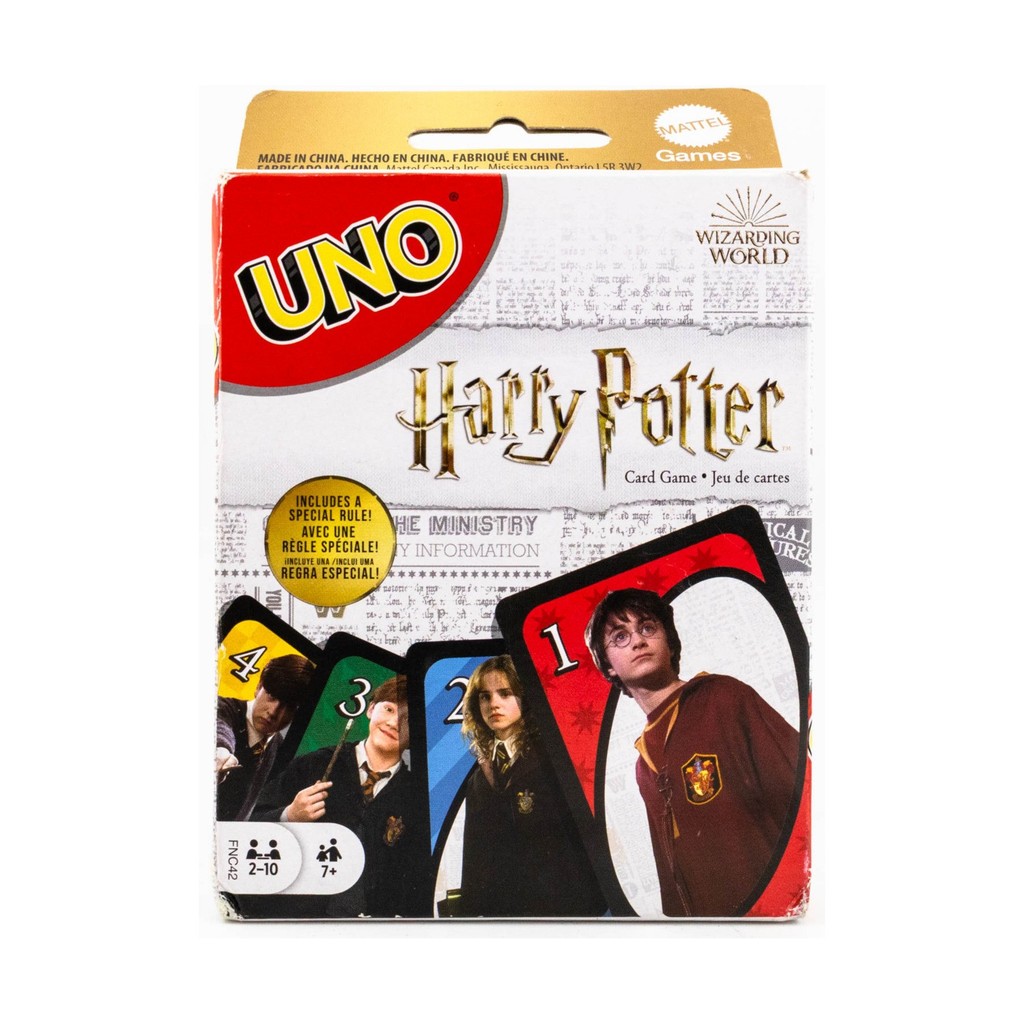 Mattel Cardgame UNO (Harry Potter, 2021 Ed) Box Fair