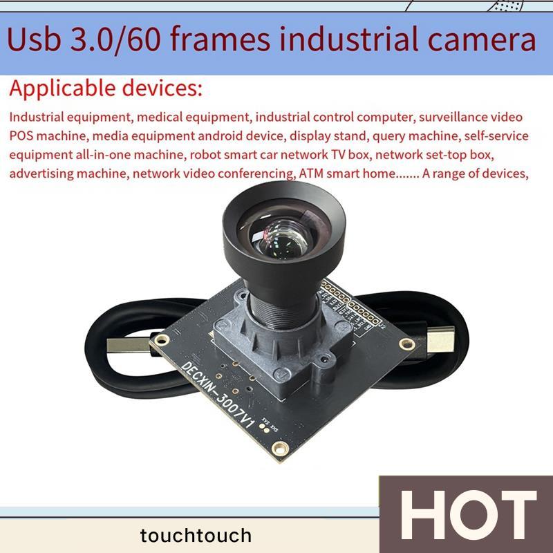 IMX678 8MP 4K HD 60fps USB3.0 โมดูลกล้องกล้องอุตสาหกรรม Protocol รองรับ Face Recognition 77.9 องศา t