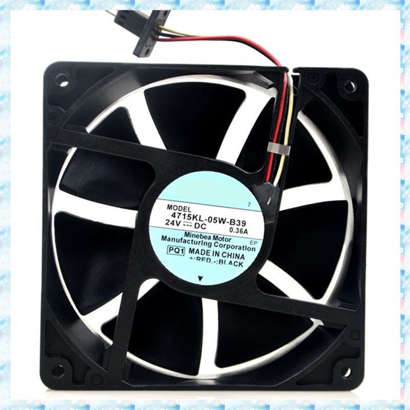 [RQMU] สําหรับ NMB-MAT 4715KL-05W-B39 DC 24V 0.36A 3 สาย PQ1 พัดลมระบายความร้อน