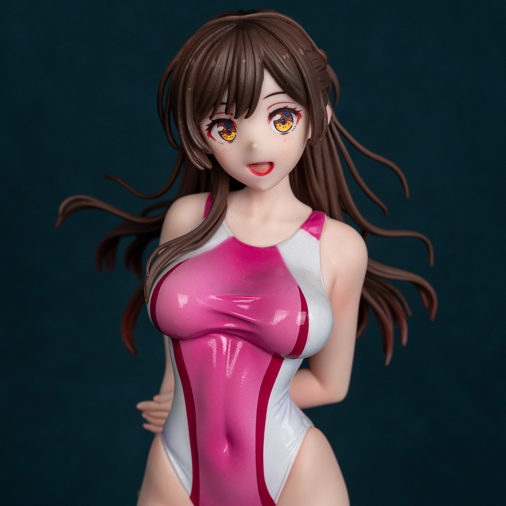 เช่าแฟน Chizuru Mizuhara Athletics ชุดว่ายน้ํารูป Ichinose Chizuru Mizumi โมเดลอนิเมะสาวสวย