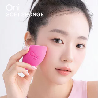 Oni Soft Sponge โอนิ ฟองน้ำสำหรับแต่งหน้า (Rose Pink/Choco Brown/Lavender Purple/Sakura Pink)