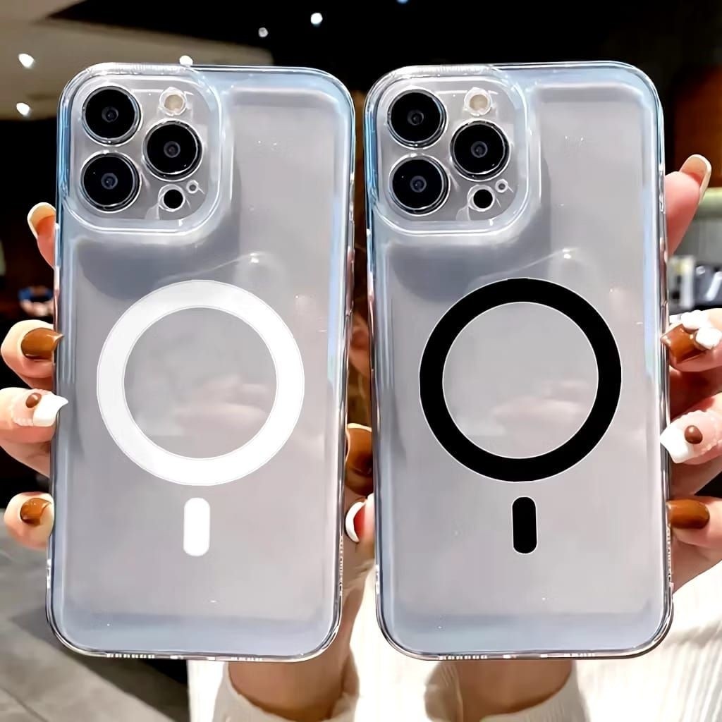 ACC CASE CUSTOM MAGSAFE IPHONE XR X XS MAX IP 11 12 MINI 13 MINI SOFTCASE การปกป้องที่ชัดเจน