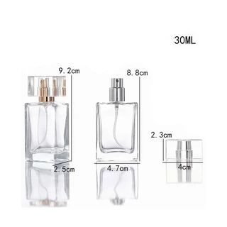 STAR ขวดน้ำหอม 30ml ขวดน้ำหอมเปล่า ขวดสเปรย์ ขวดปั๊มแบ่งน้ำหอม ขวดแก้วเปล่า