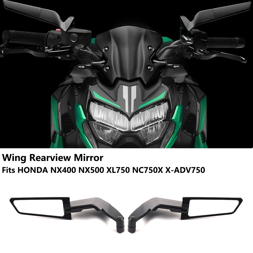 เหมาะสําหรับ Honda NX400 NX500 XL750 NC750X X-ADV750 รถจักรยานยนต์ดัดแปลง Wind Wing Rearvie