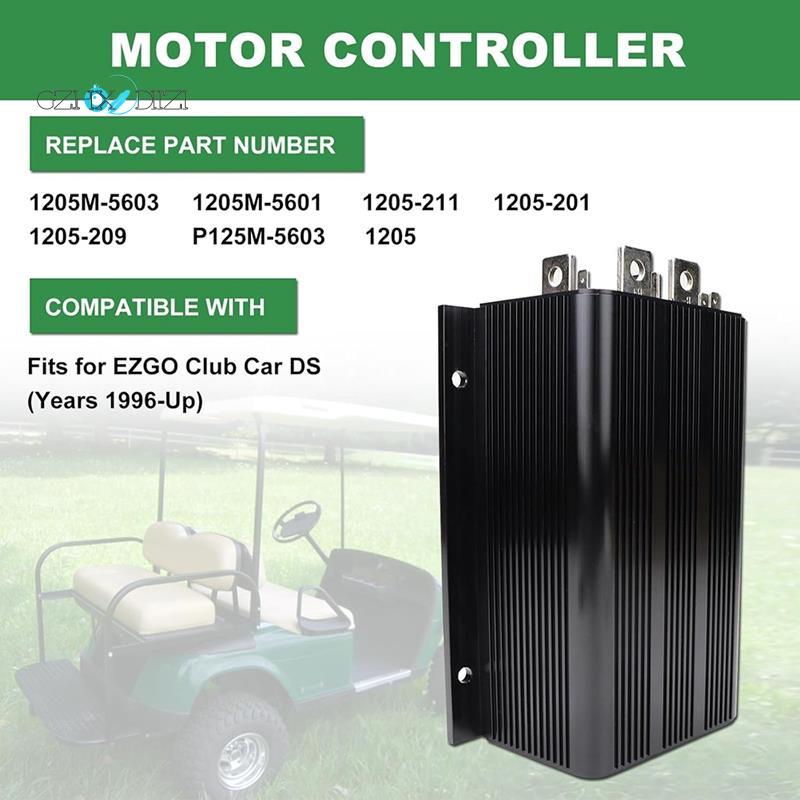 GzhxdiiziGolf Carts Speed Controller 38V-48V 500A Motor Controller 1205-5603 P1205M-603 สําหรับรถเข็