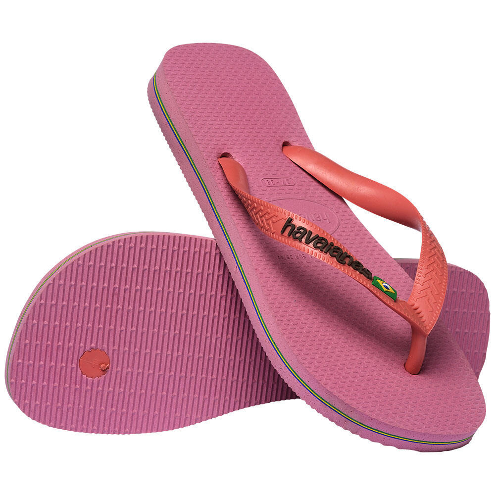 HAVAIANAS شبشب Brasil Logo — وردي — صورة 4
