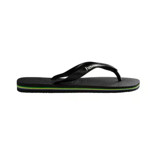 HAVAIANAS รองเท้าแตะ Brasil Logo Flip Flops BLACK 41108501069U_C3BKXX
