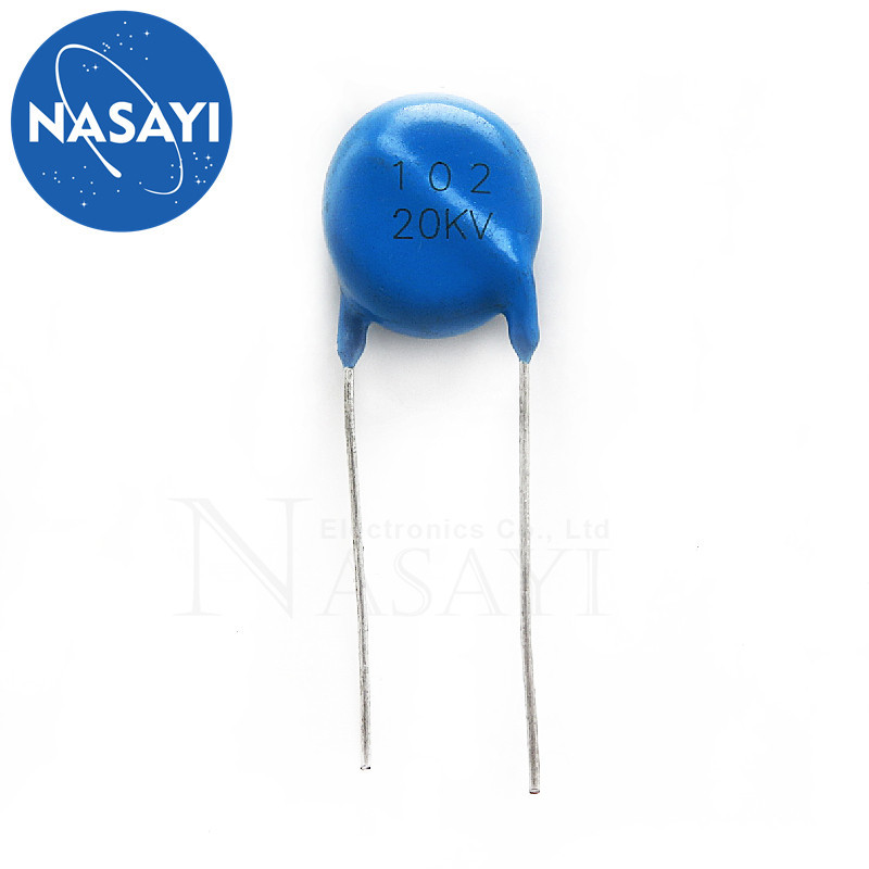 5 ชิ้น 20KV102K 102PF20KV 102 20KV 1000PF ตัวเก็บประจุเซรามิกแรงดันสูงวงจรรวม IC