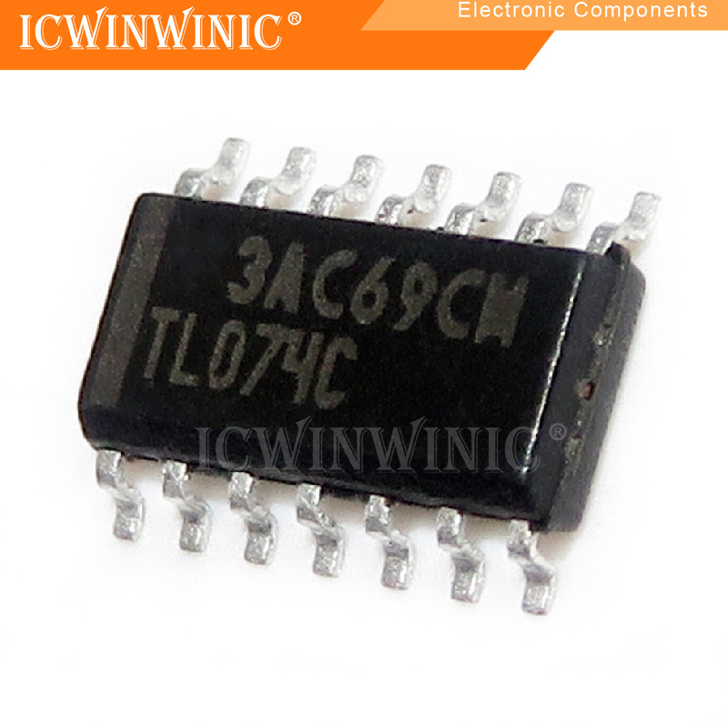 5 ชิ้น TL074CDR TL074C SOP-14 IC วงจรรวม
