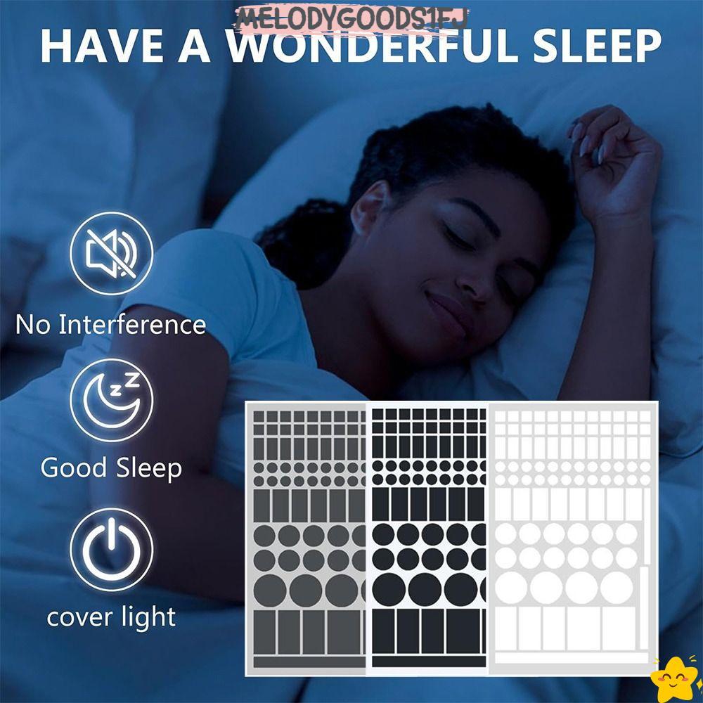 MELODYGOODS1FJ สติกเกอร์กันแสง LED,ใช้งานง่าย Great Adhesion Strength Light Dimming สติกเกอร์,แรเงา Glare สีดํา LED ครอบคลุมบล็อกตัวกรอง LED หลีกเลี่ยงแผ่นลดแสง