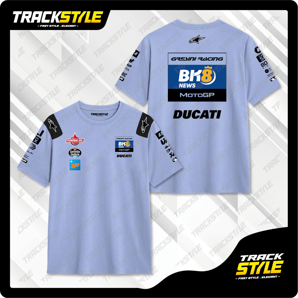 CODT-shirt TrackStyle MotoGP BK8 GRESINI Racing Team Ducati MotoGP 2025S-5XL