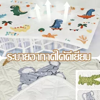 แผ่นรองฉี่เด็ก ป้องกันการรั่วซึม 5 ชั้น 50*70 /80*110 / 70*90 / 115*150 ชั้น อ่อนโยนต่อผิวและระบายอากาศได้ดีซักได้