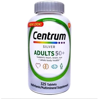 Centrum Silver Adults 50+(แพคเก็จใหม่) จำนวน 325 เม็ด Exp.10/27