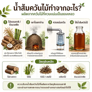 น้ำส้มควันไม้ ขวดเดียวเอาอยู่ ธรรมชาติ 100% (500ml) กำจัดเพลี้ย ไล่แมลง ดับกลิ่นอับ บำรุงพืช แถมฟรีเมล็ดผัก+คู่มือ