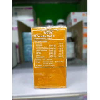 Bode B COMPLEX Multi 8 โบเด้ วิตามิน บี รวม 100 เม็ด