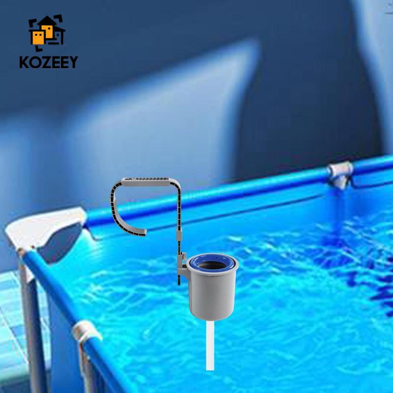 [KOZEEY] Pool Skimmer, ชุดทําความสะอาดน้ําที่ใช้งานได้จริงที่ทนต่อการสึกหรอ Pond Skimmer Auto Skimme