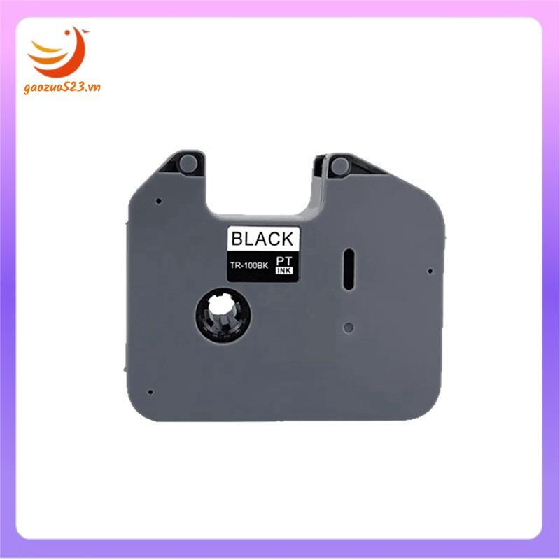 1PCS TR-100BK ริบบิ้นสําหรับเครื่องพิมพ์ริบบิ้น PT-E800TK 800T PT-850TKW