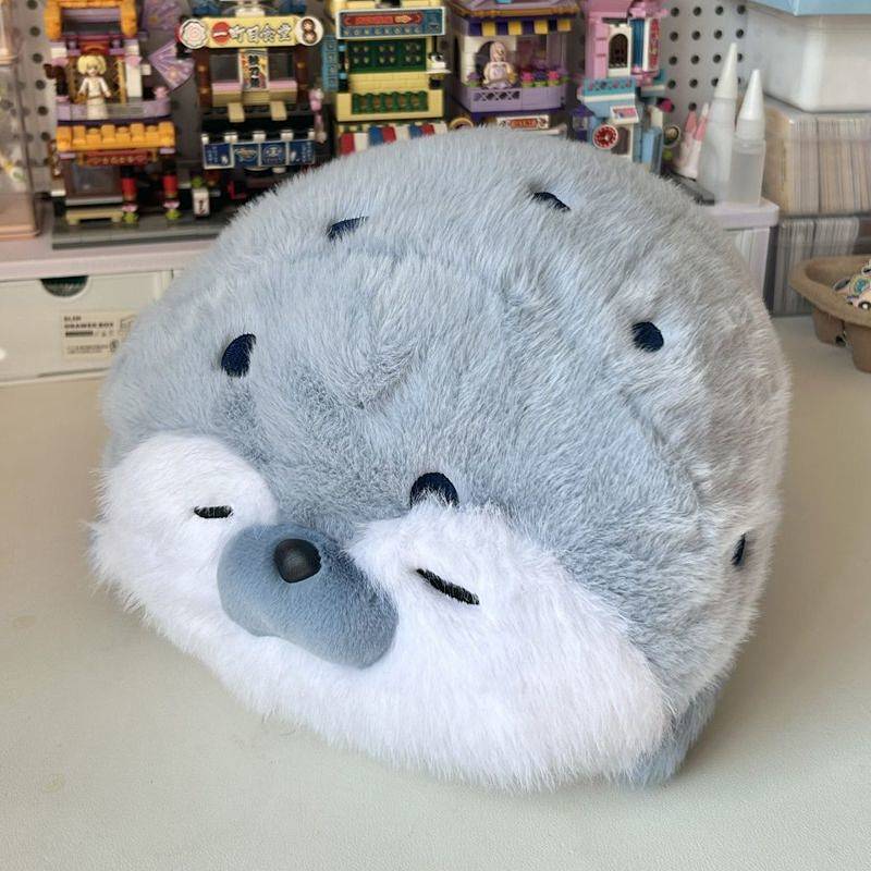 Super Cute Seal Doll Pillow Plush Toy Sleep Hug Sea Otter Super Soft Doll 0hSd