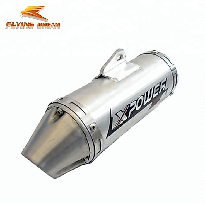 Motorcycle Muffler 39mm Exhaust End Pipe GPX T4 Racing Tail Pipe For Pit Dirt Bike Off-road Enduro