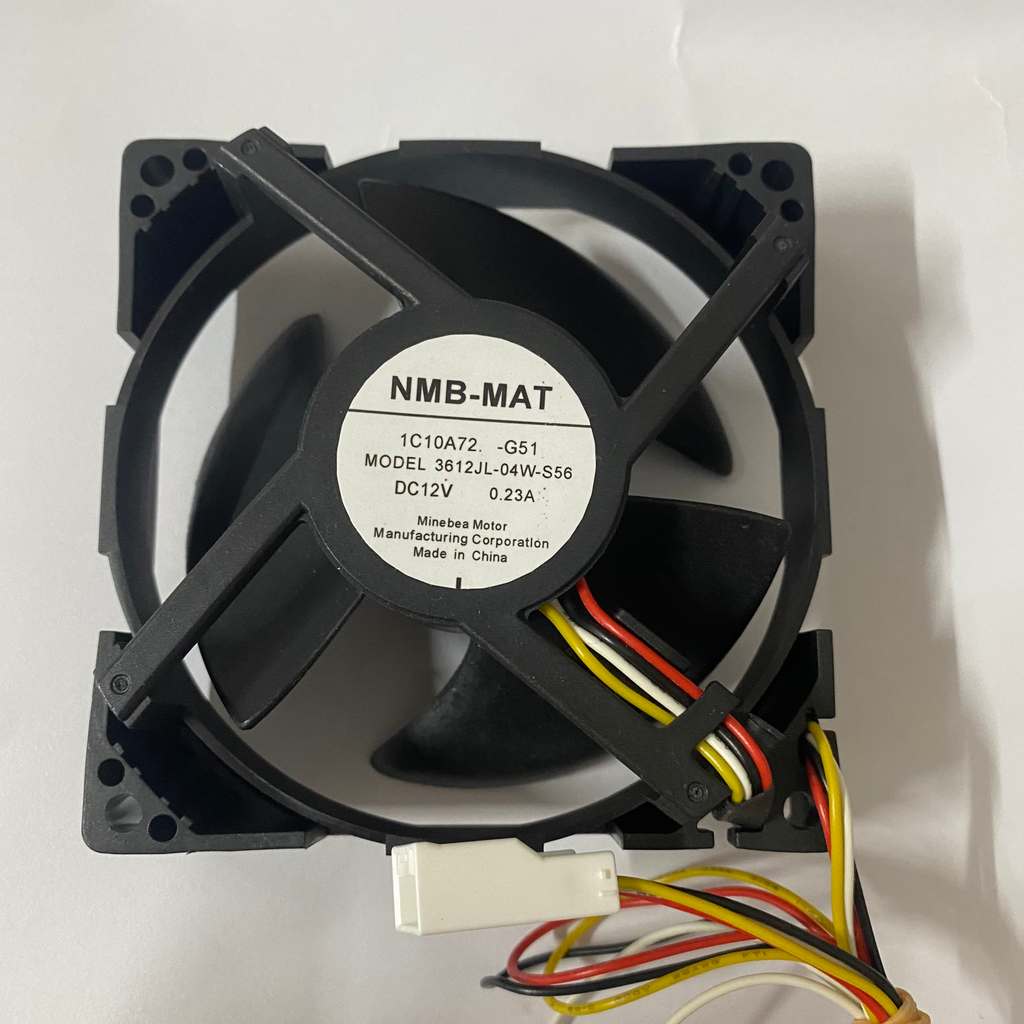 Mitsubishi เหมาะสําหรับ Frostless สําหรับตู้เย็น NMB 3612JL-04W-S56 12V 0.23A พัดลม pxa9