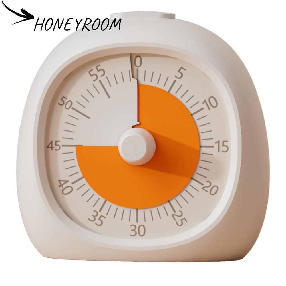 HONEYROOM Visual Timer, Focus Aid Silent Countdown Timer, พลาสติกที่มีประโยชน์ 60 นาที Study Timer C
