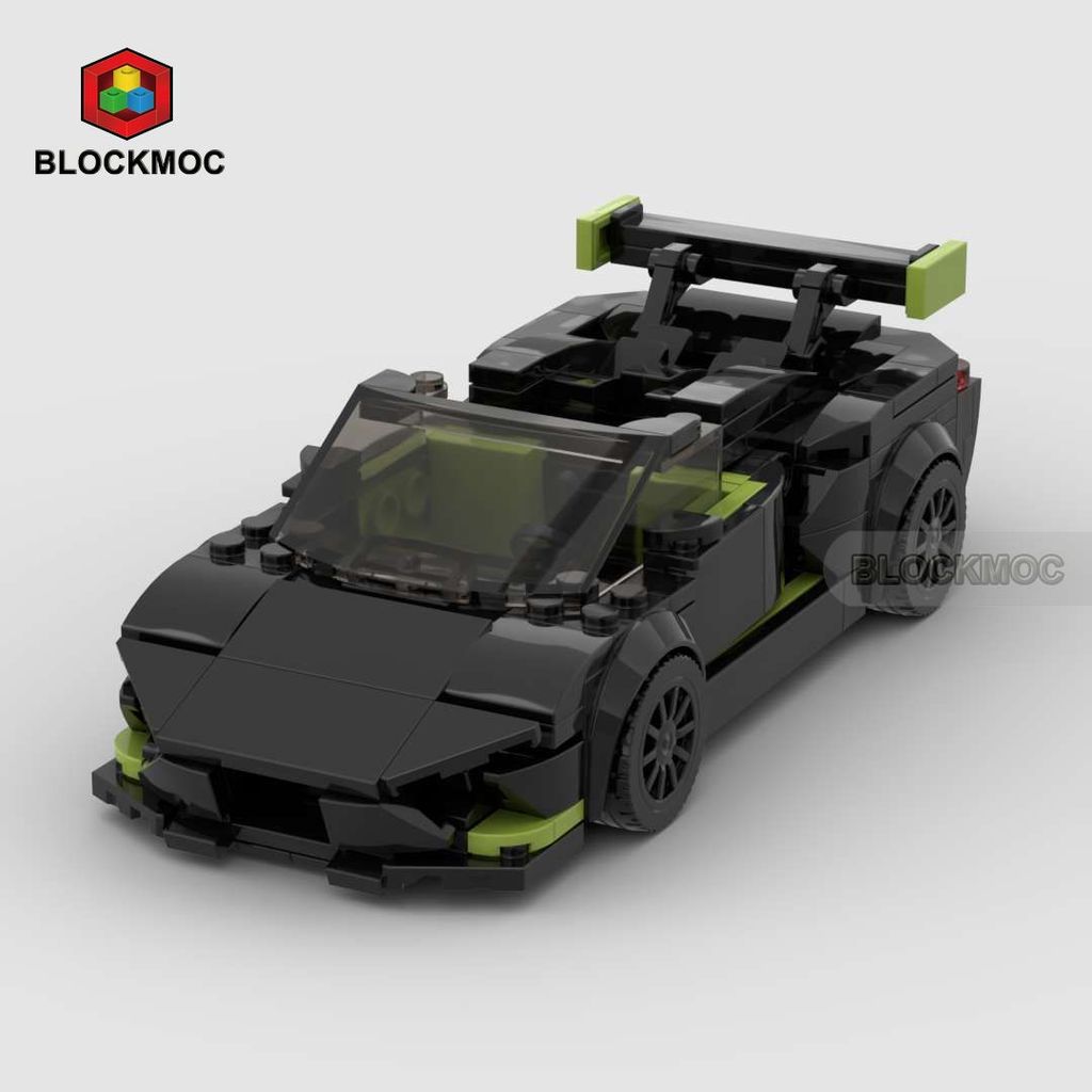 M MOC Building Blocks ใช้งานร่วมกับ Lego Lamb Uracan Building Block ชุดของเล่นของขวัญ Supercar รุ่น0